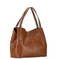 Daphne Leather Tote Bag Brown