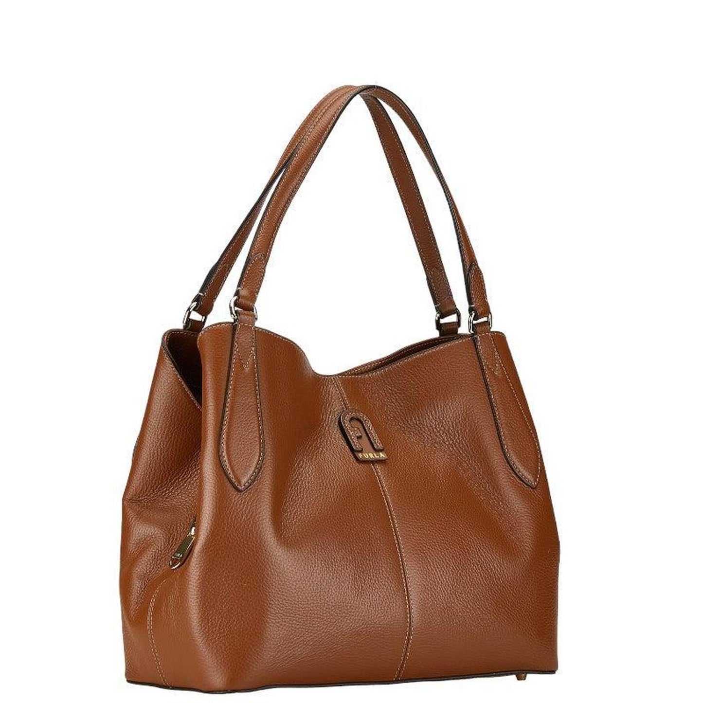 Daphne Leather Tote Bag Brown