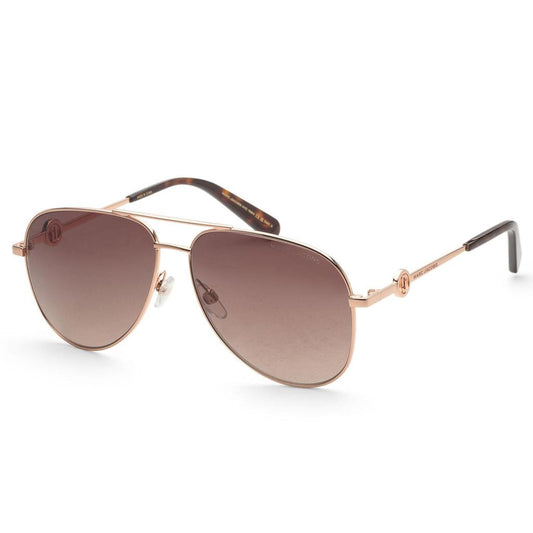 Women's 59mm Gold Brown Sunglasses