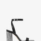 Merriam Studded Leather Block Heel Sandal