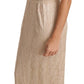 Dolce & Gabbana Elegant Beige Sheath Floor-Length Dress