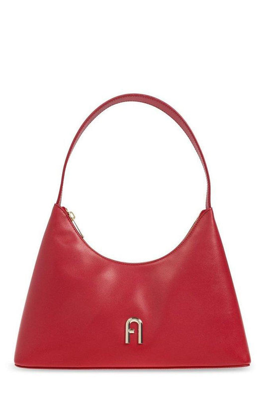 Furla Diamante Logo Plaque Small Shoulder Bag