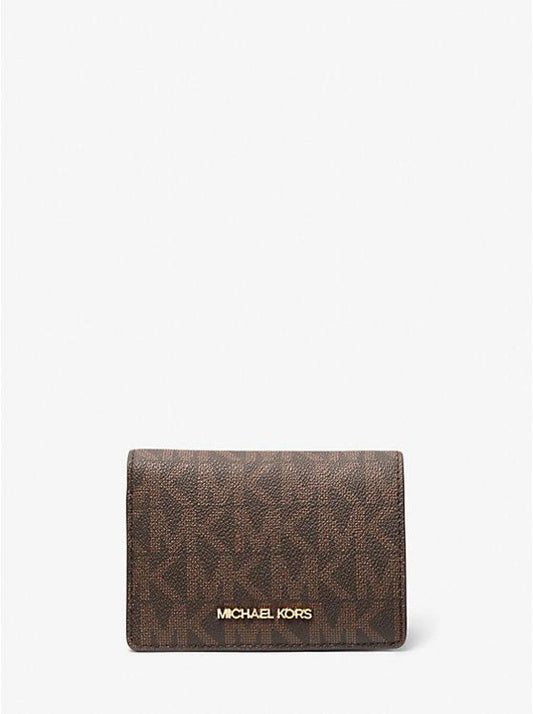 Jet Set Medium Signature Logo Wallet