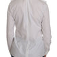 Dsquared² Elegant White Cotton Crew Neck Top