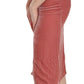 PINKO Pink Lace Silk-Blend Midi Dress with Side Slit