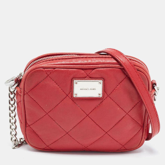 Michael Kors Quilted Leather Camera Shoulder Bag