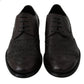 Dolce & Gabbana Elegant Mens Leather Derby Dress Shoes