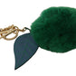 Dolce & Gabbana Elegant Tricolor Fur Ball Keychain