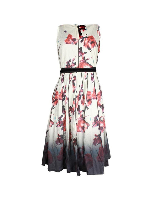 Marc Jacobs Printed Midi Length Dress in Floral Print Cotton