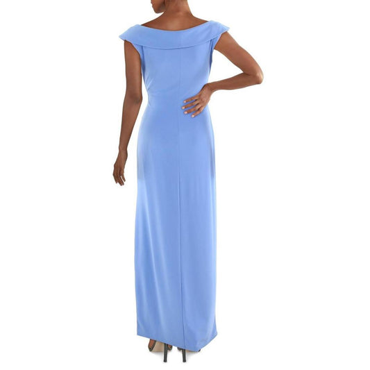 Womens Jersey Long Evening Dress