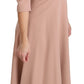 Dolce & Gabbana Elegant Light Pink A-Line Knee Length Dress