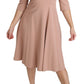 Dolce & Gabbana Elegant Light Pink A-Line Knee Length Dress