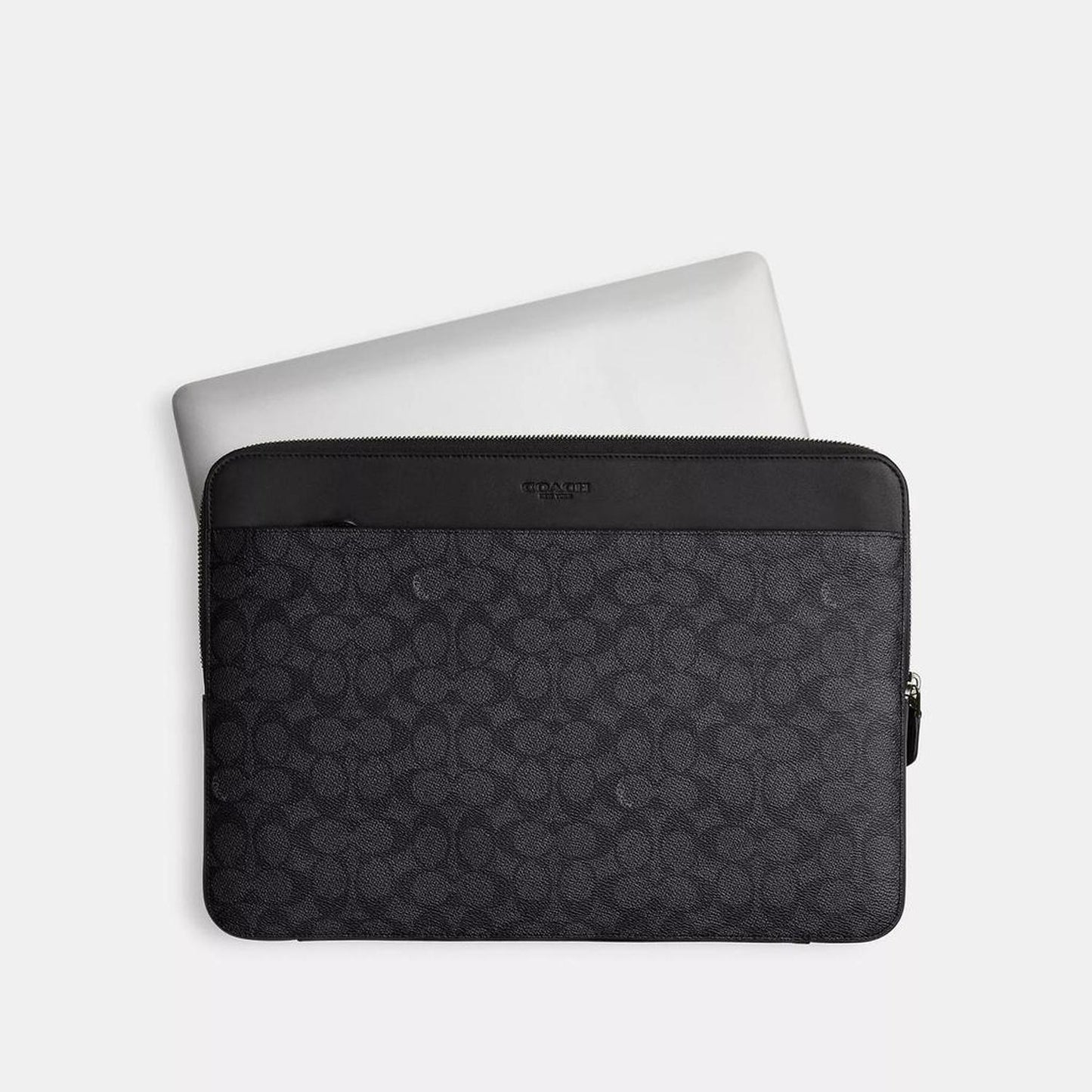 Coach Outlet Laptop Case In Signature Canvas