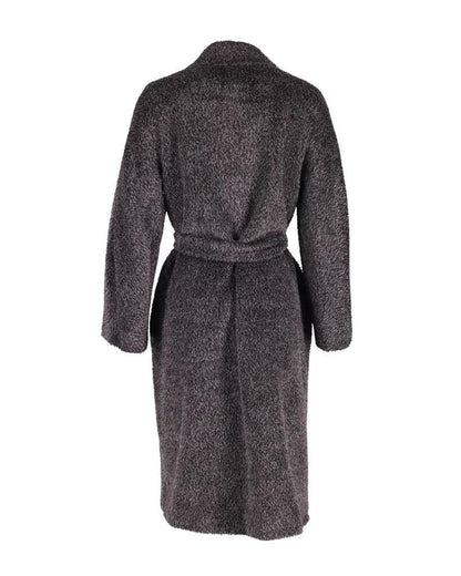 Max Mara Suri Coat in Black Alpaca