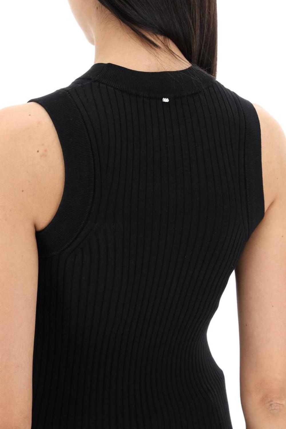 Sportmax Sleeveless Ribbed Knit Top