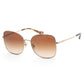 Coach Women's 57mm Shiny Light Gold Sunglasses