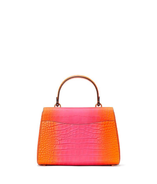 Katy Ombre Croc-Embossed Medium Top-Handle Bag