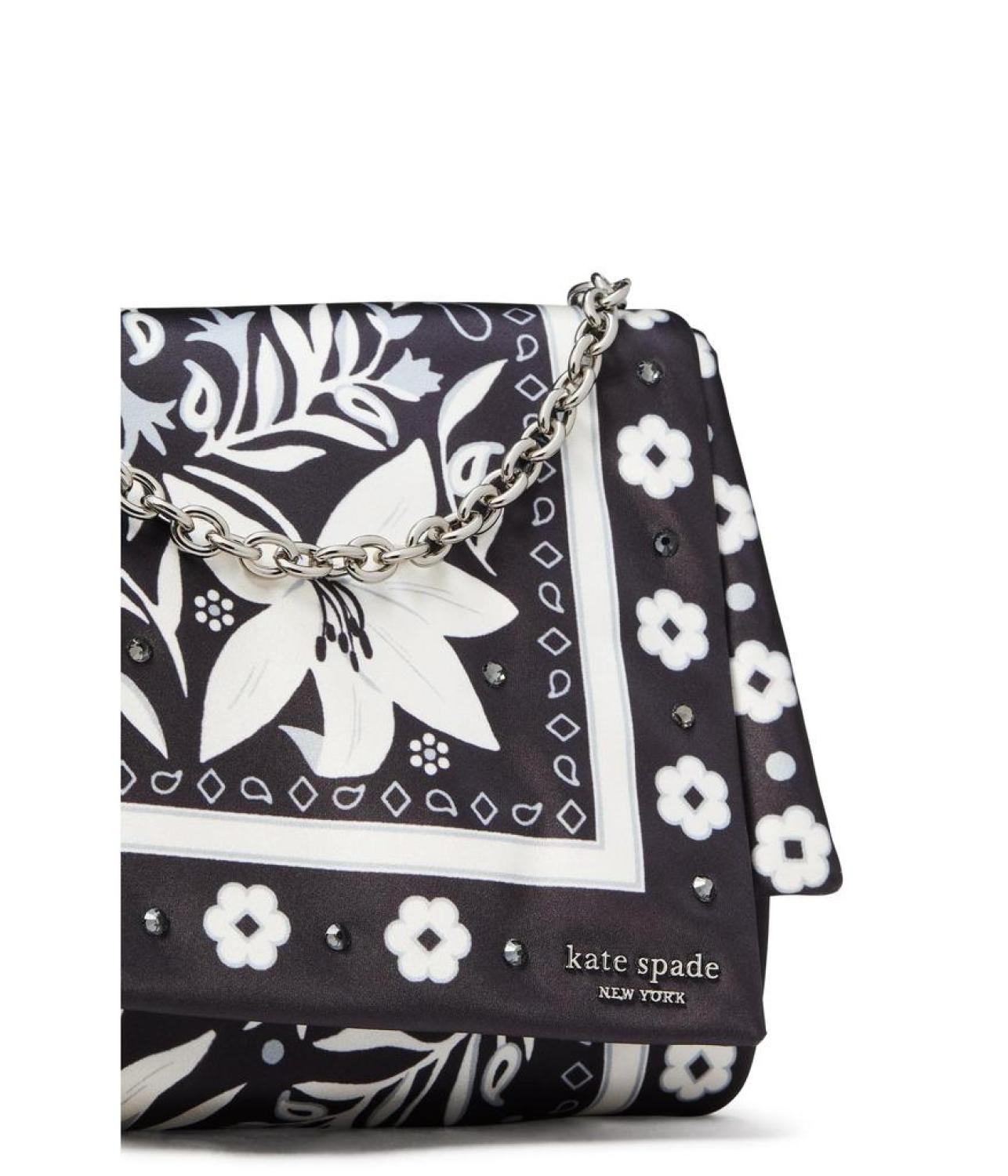 Fold Bandana Printed Fabric Clutch