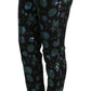 Dolce & Gabbana Floral High Waist Skinny Trousers