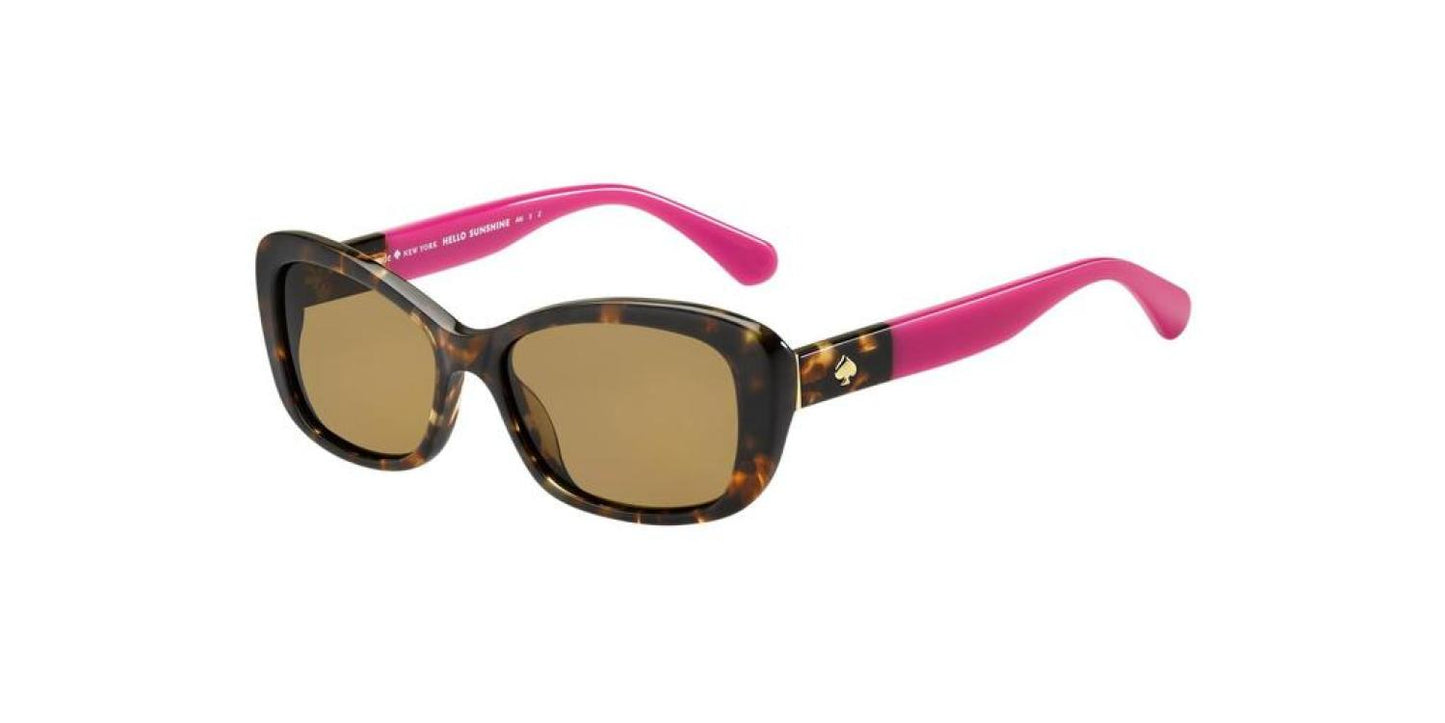 Kate Spade Women's 53mm Havana Pink Sunglasses