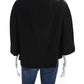 Marc Jacobs Womens Black Cotton Front Pocket Crew Neck 3/4 Sleeve Jacket