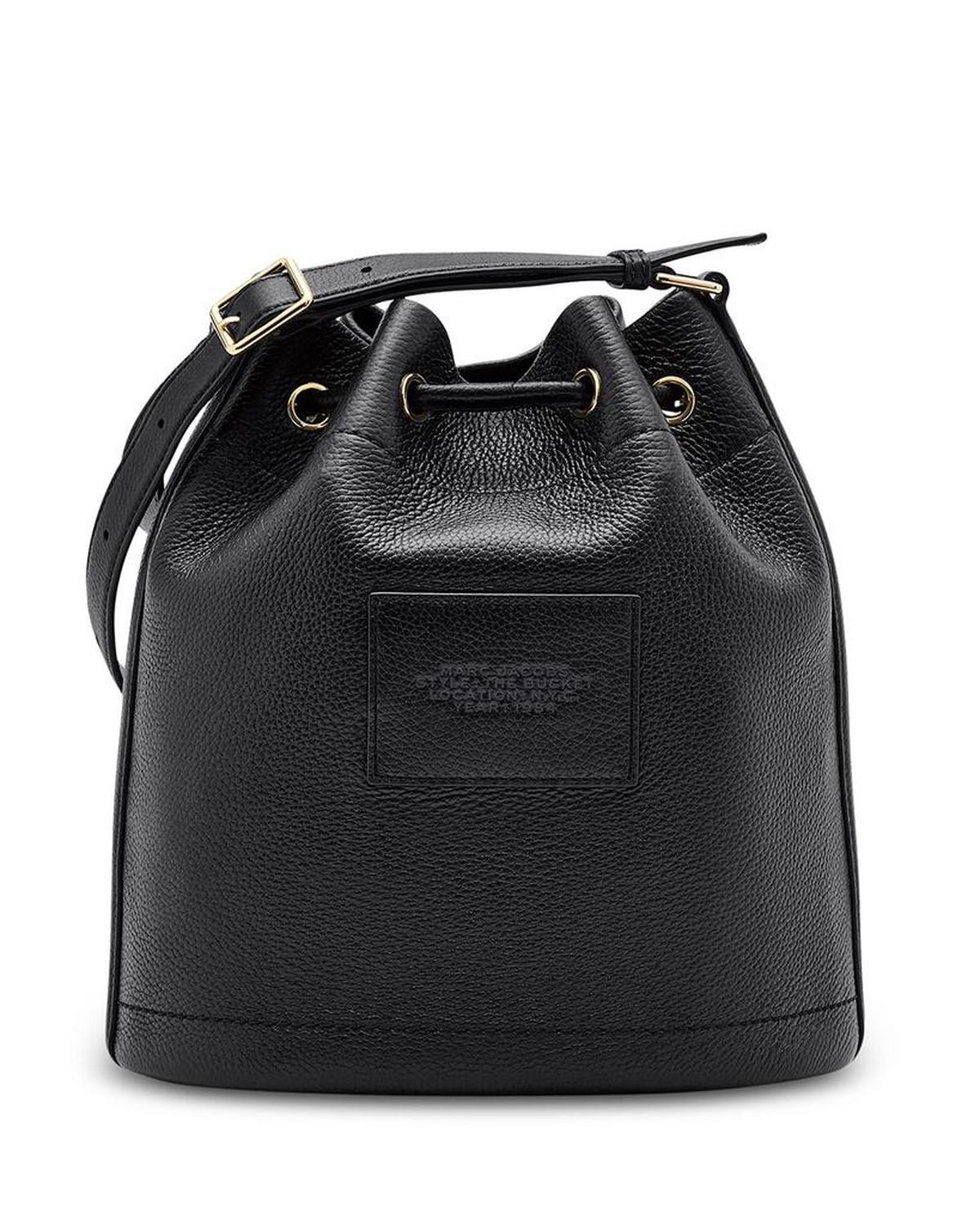 The Leather Shoulder Bucket Bag