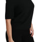 Dolce & Gabbana Elegant Black Stretch Blouse Top