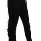 Dolce & Gabbana Elegant High Waist Wool Blend Pants