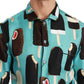 Dolce & Gabbana Exclusive Silk Blend Ice-Cream Print Shirt