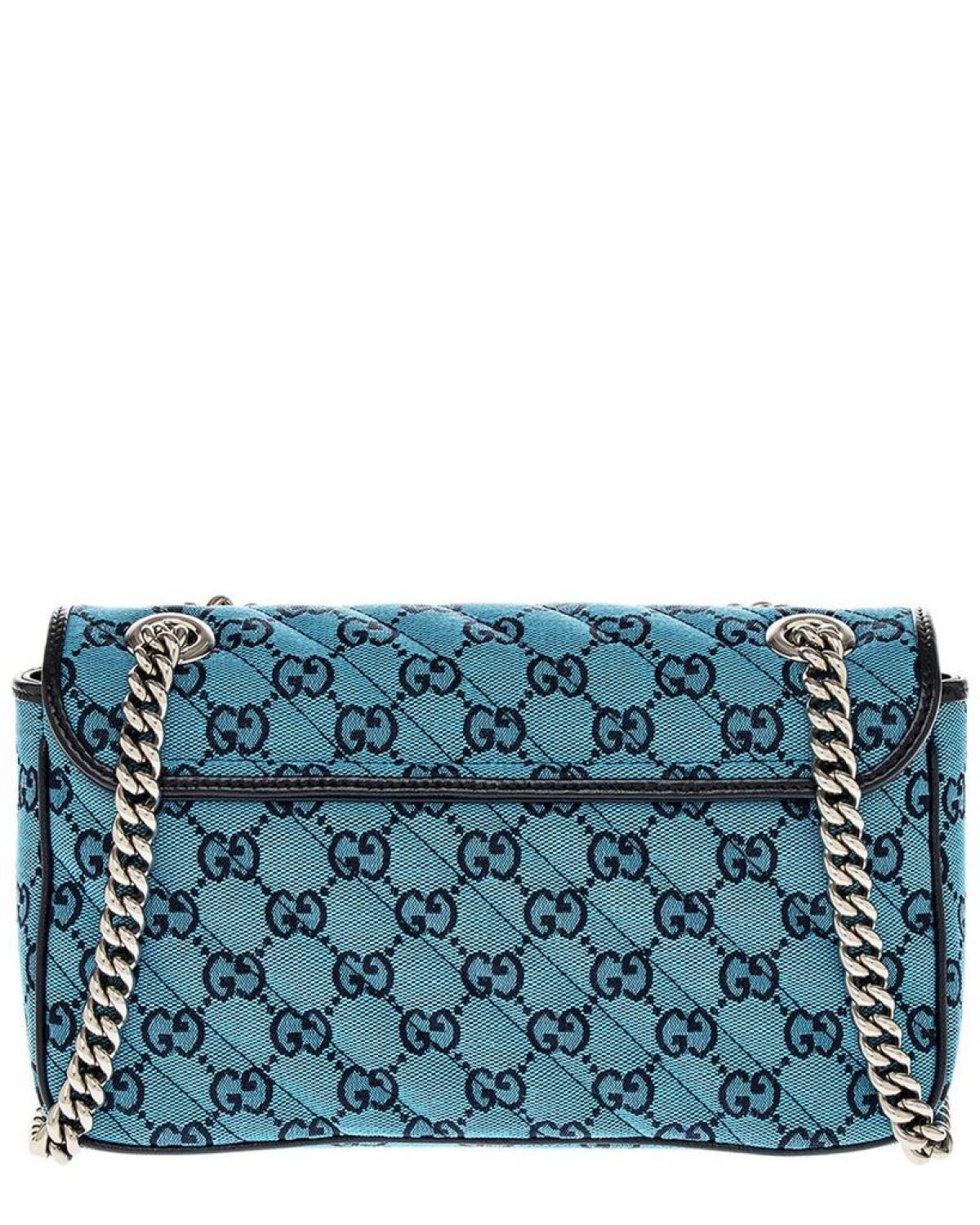 Gucci GG Marmont Small Canvas Shoulder Bag