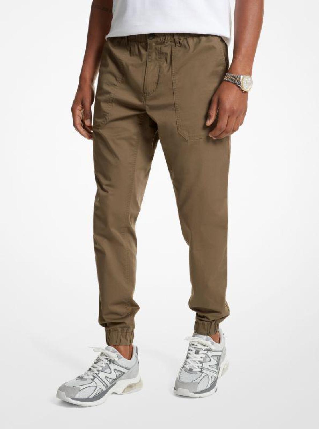 Stretch Cotton Joggers