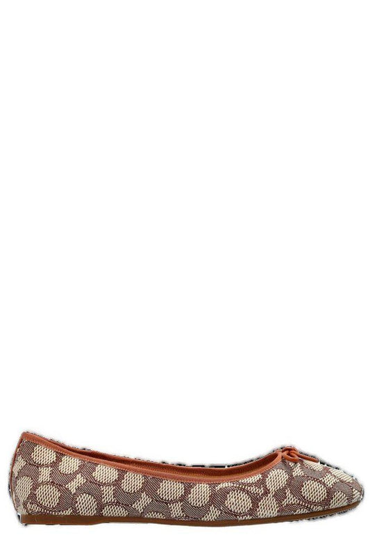 Coach Abigail Jacquard Flats