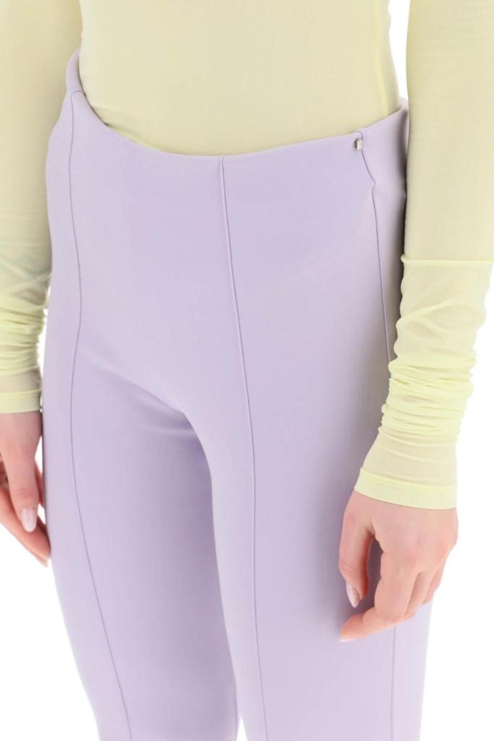 Sportmax 'gigante' Flared-Leg Jersey Pants