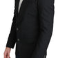 Dolce & Gabbana Elegant Black Virgin Wool Formal Blazer