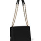 Deco Pebbled Leather Chain Shoulder