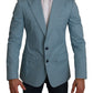 Dolce & Gabbana Elegant Blue Fantasy Pattern Blazer