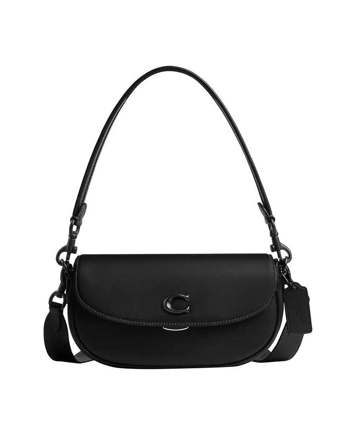 Emmy Leather Mini Saddle Bag