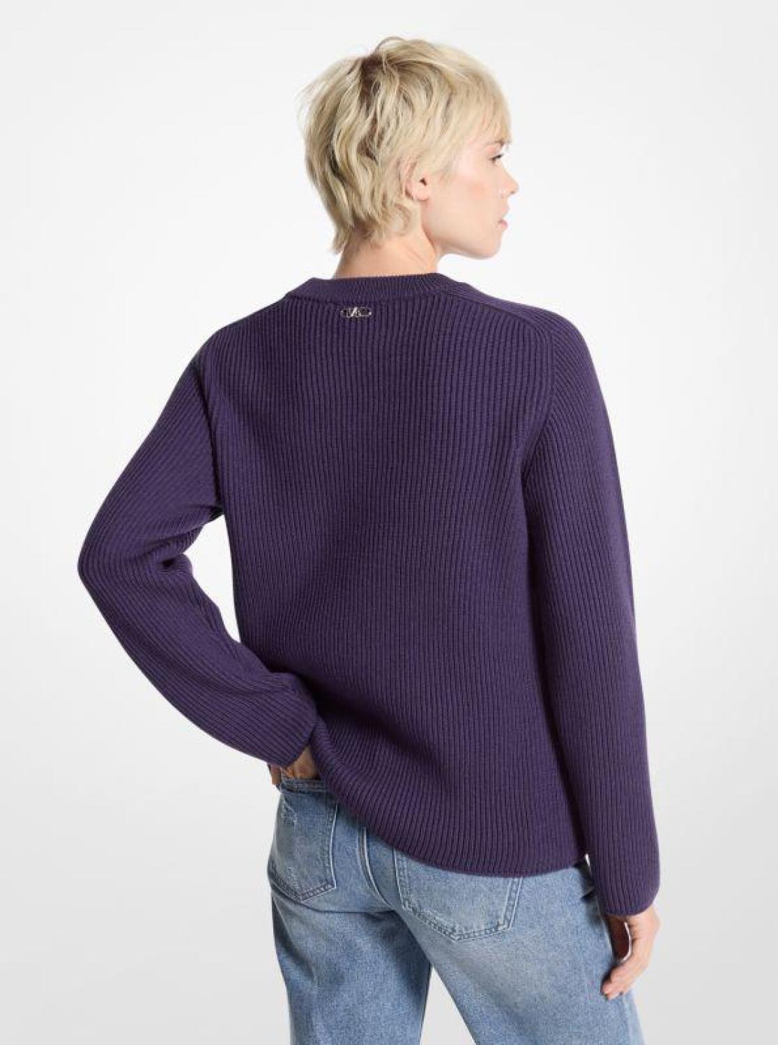 Ribbed Merino Wool Sweater