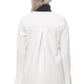 19V69 Italia Elegant White Neoprene Woman Coat