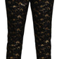 Dolce & Gabbana Elegant High Waist Tapered Brocade Pants