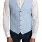 Dolce & Gabbana Elegant Azure Men's Formal Vest