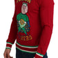 Dolce & Gabbana Elegant Red Wool-Silk Crewneck Sweater