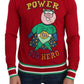 Dolce & Gabbana Elegant Red Wool-Silk Crewneck Sweater