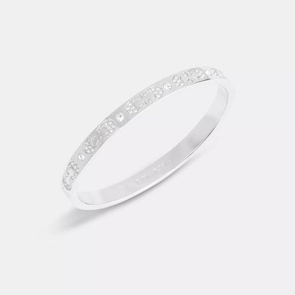 Signature Pavé Hinged Bangle