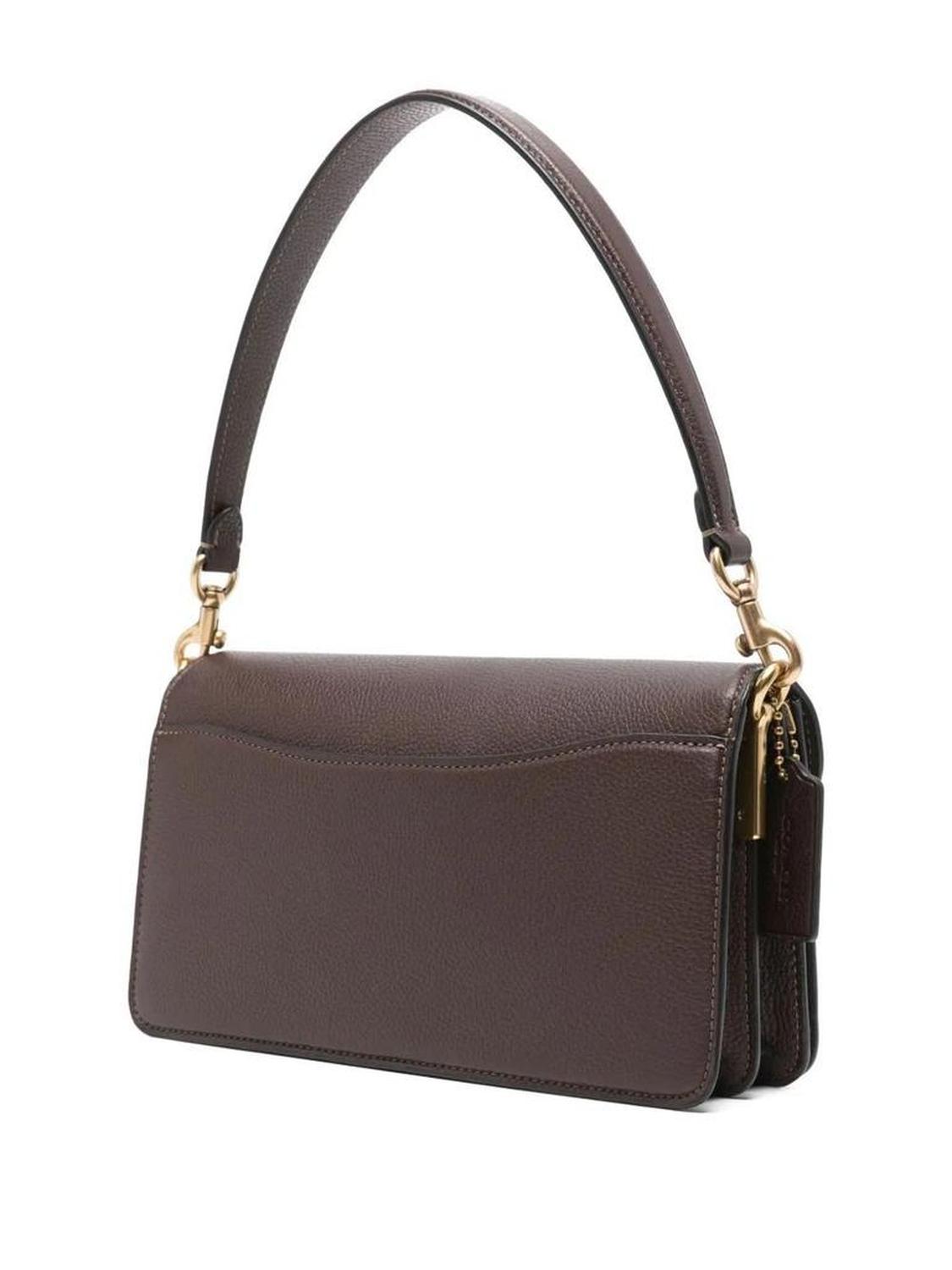 Coach Tabby Logo Plaque Shoulder Bag