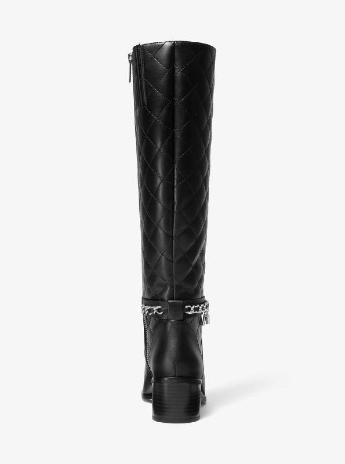 Elsa Quilted Leather Boot