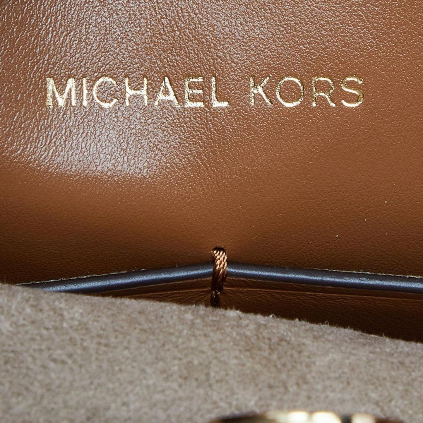 Michael Kors Vanilla/tan Signature Coated Canvas And Leather Hamilton Legacy Belted Tote