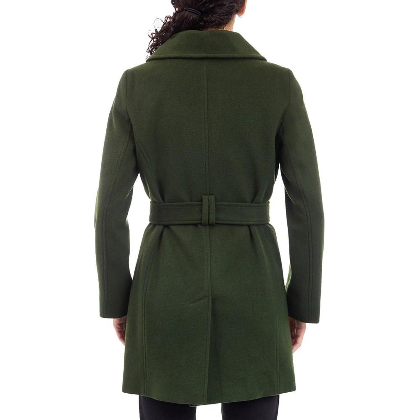 Petite Belted Zip-Front Coat, Created for Macy's