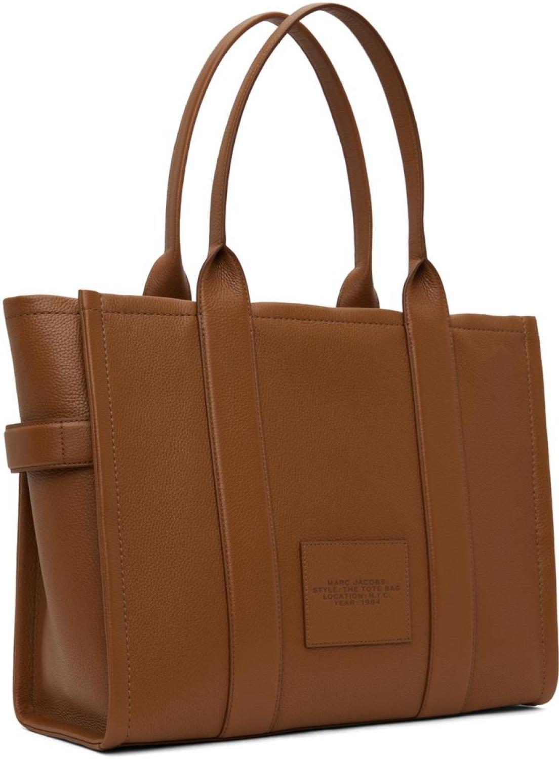 Brown 'The Leather Large' Tote