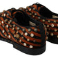 Dolce & Gabbana Tiger Pattern Crystal Embellished Flats